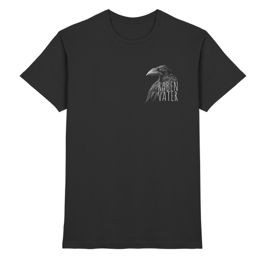 Rabenvater schwarzer Rabe Krähe - Premium Shirt