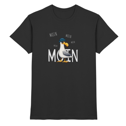 Moin Moin Lässige Hipster Möwe  - Premium Shirt