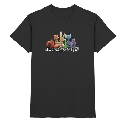 All Colors Matter! Regenbogen Tiere für Vielfalt - Premium Shirt