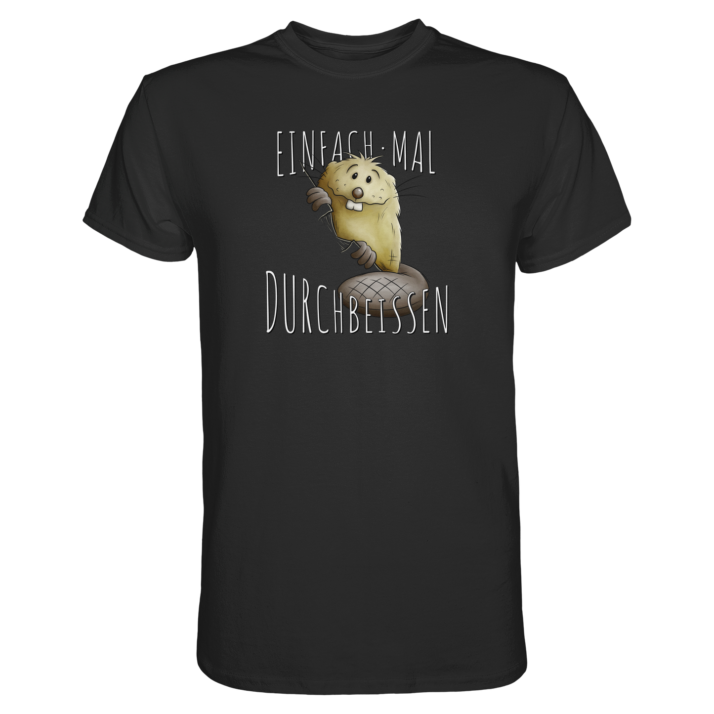 Einfach mal Durchbeissen Biber - Premium Shirt