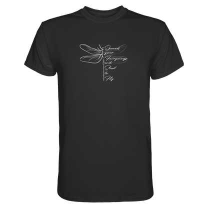 Breite die Flügel aus und flieg los | Libelle - Premium Shirt