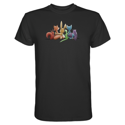 Regenbogen Tiere für Freundschaft, Toleranz und Vielfalt - Premium Shirt