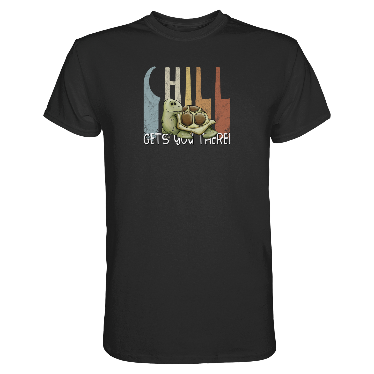 Gechillt gemütliche Schildkröte - Premium Shirt