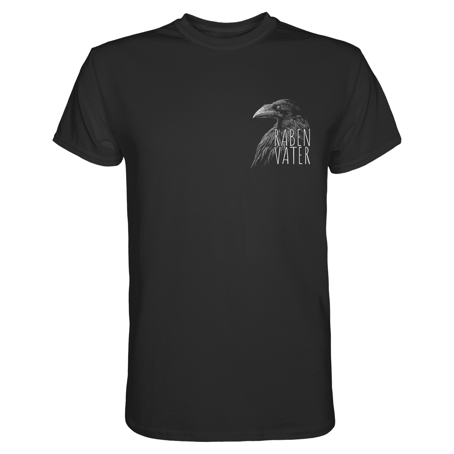 Rabenvater schwarzer Rabe Krähe - Premium Shirt