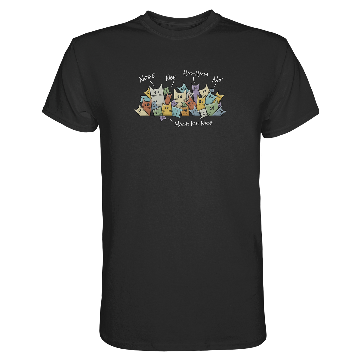 Nope, Nee, Nö Katzen - Premium Shirt
