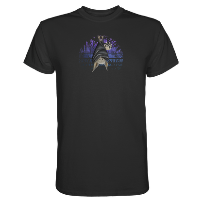 Fledermaus in blauer Nacht - Premium Shirt