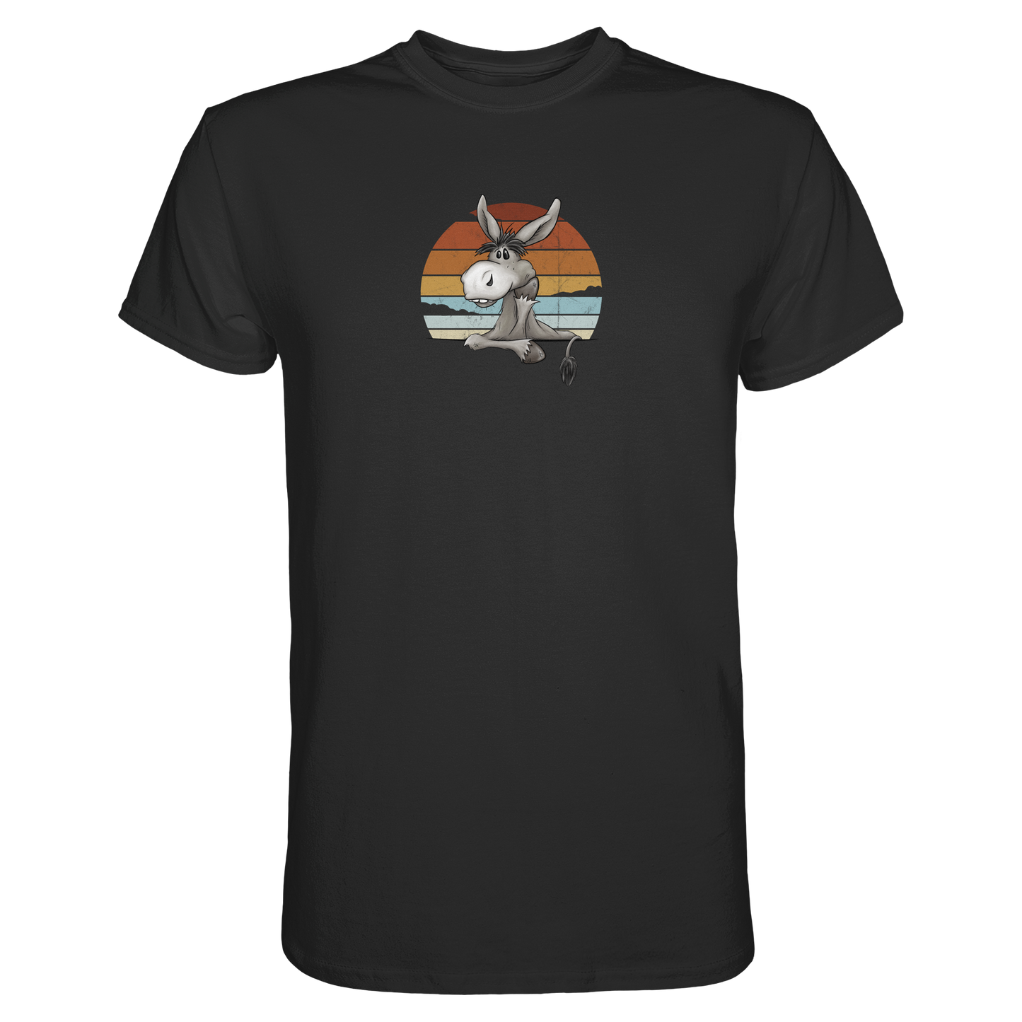 Lässiges Maultier Retro Esel - Premium Shirt