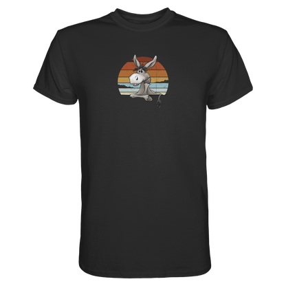 Lässiges Maultier Retro Esel - Premium Shirt