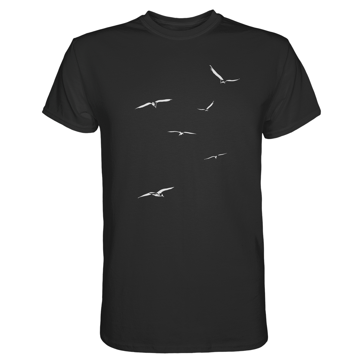 Vogelschwarm – Traum vom Fliegen - Premium Shirt