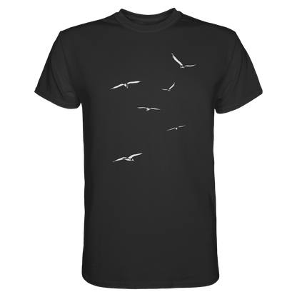 Vogelschwarm – Traum vom Fliegen - Premium Shirt