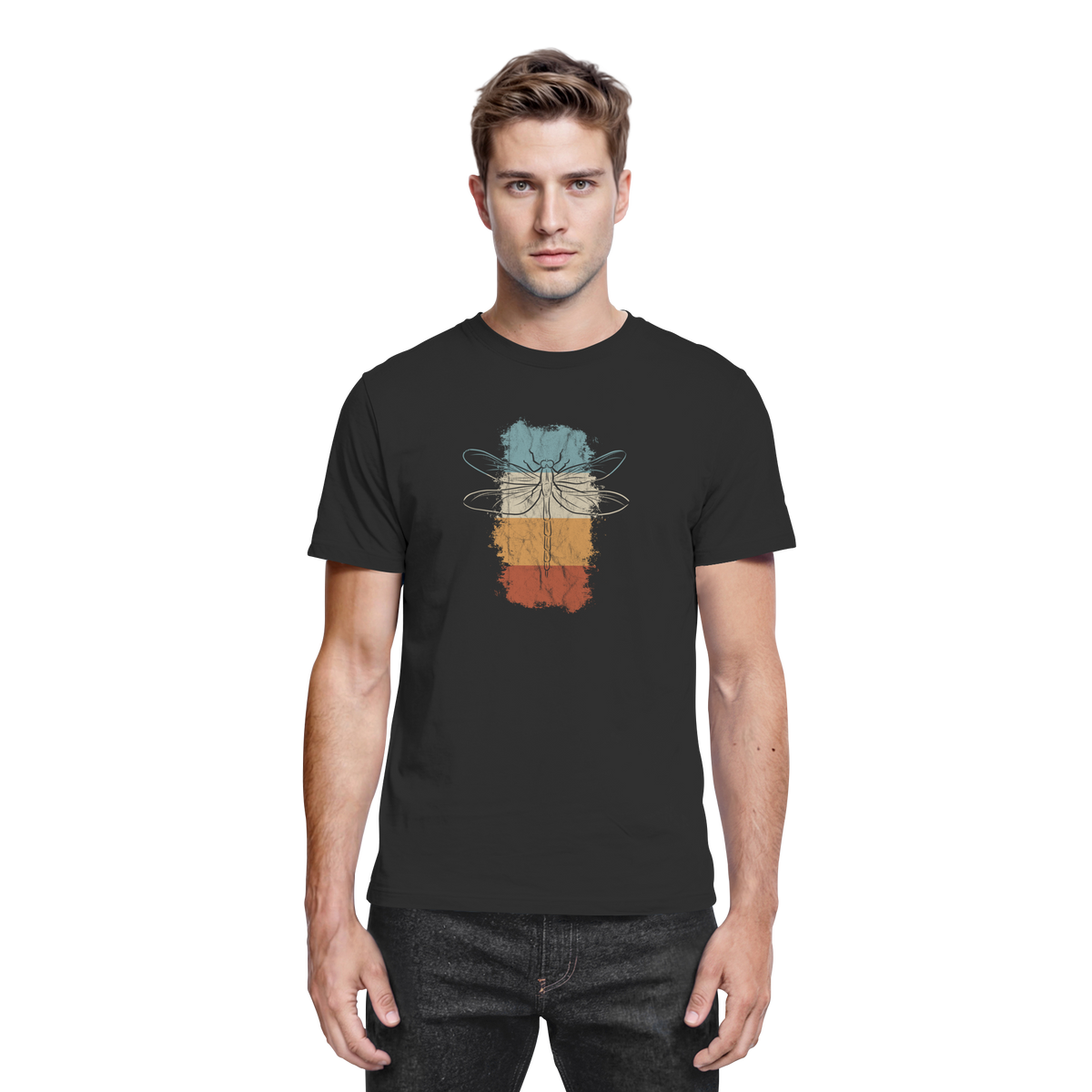 Retro Kunst Libelle | Vintage Dragonfly - Premium Shirt