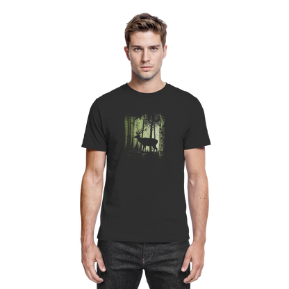 Hirsch im Zwielicht Wald - Premium Shirt