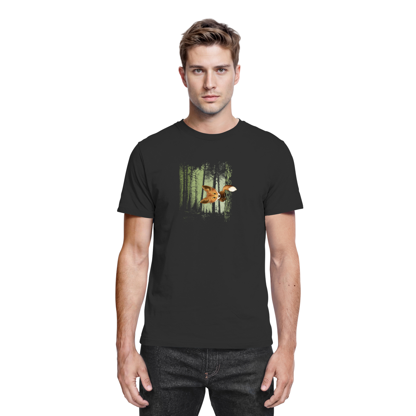 Fuchs im Zwielicht-Wald - Premium Shirt
