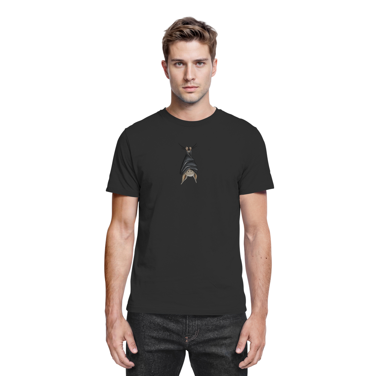 Lustig chillende Fledermaus - Premium Shirt