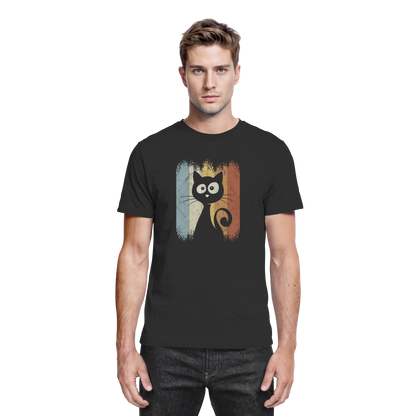 Retro Katze Silhouette - Premium Shirt