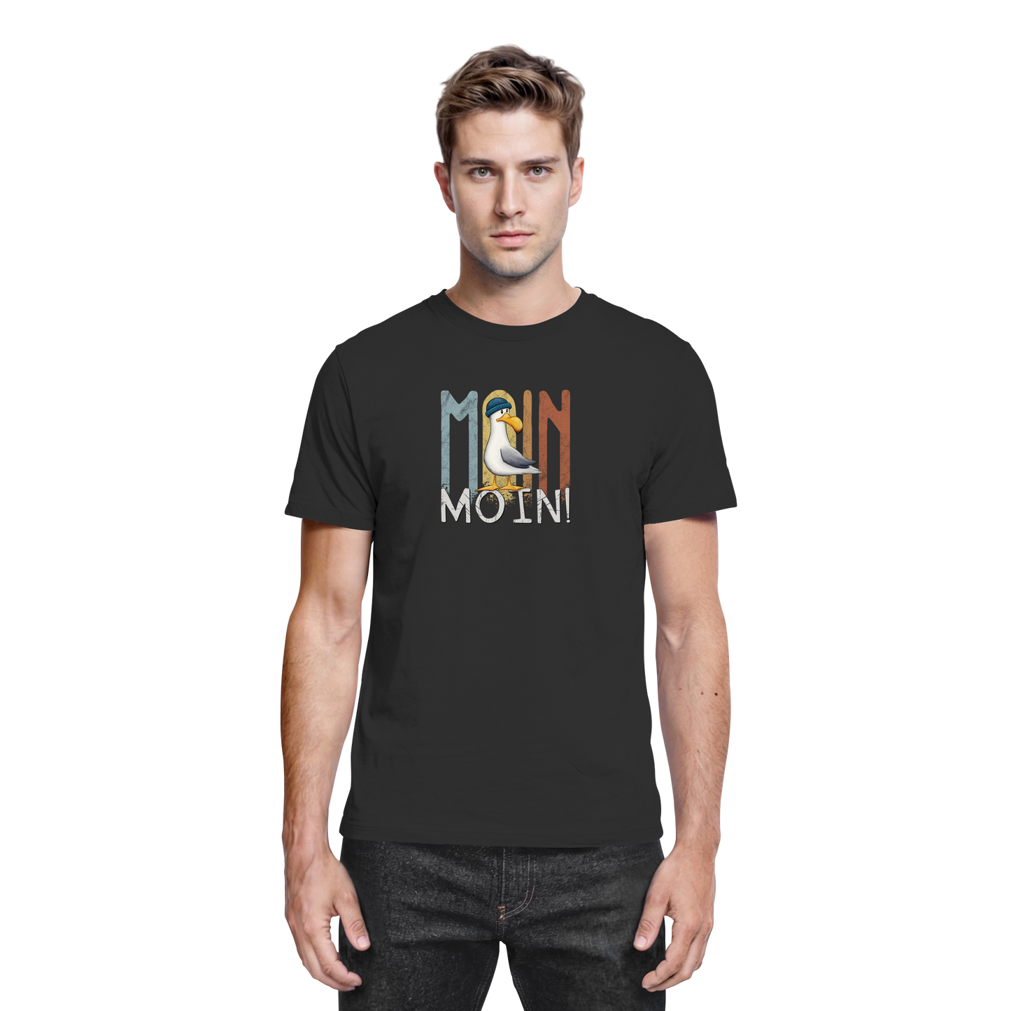 Moin Moin norddeutsche Möwe - Premium Shirt