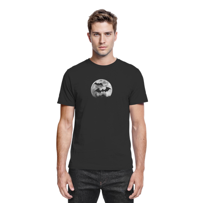 Fledermaus Silhouetten bei Vollmond - Premium Shirt