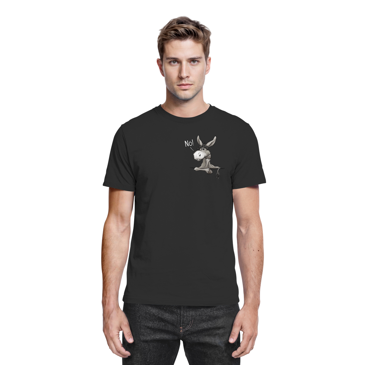 Nö! Störrischer Esel - Premium Shirt