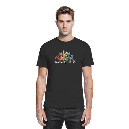 All Colors Matter! Regenbogen Tiere für Vielfalt - Premium Shirt