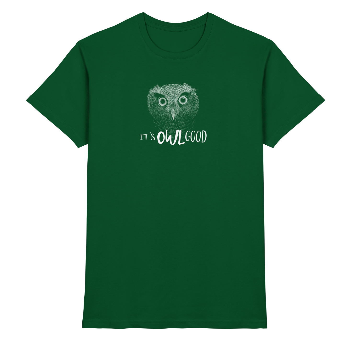 OWL Good | Kritzel-Kunst-Eule - Premium Shirt