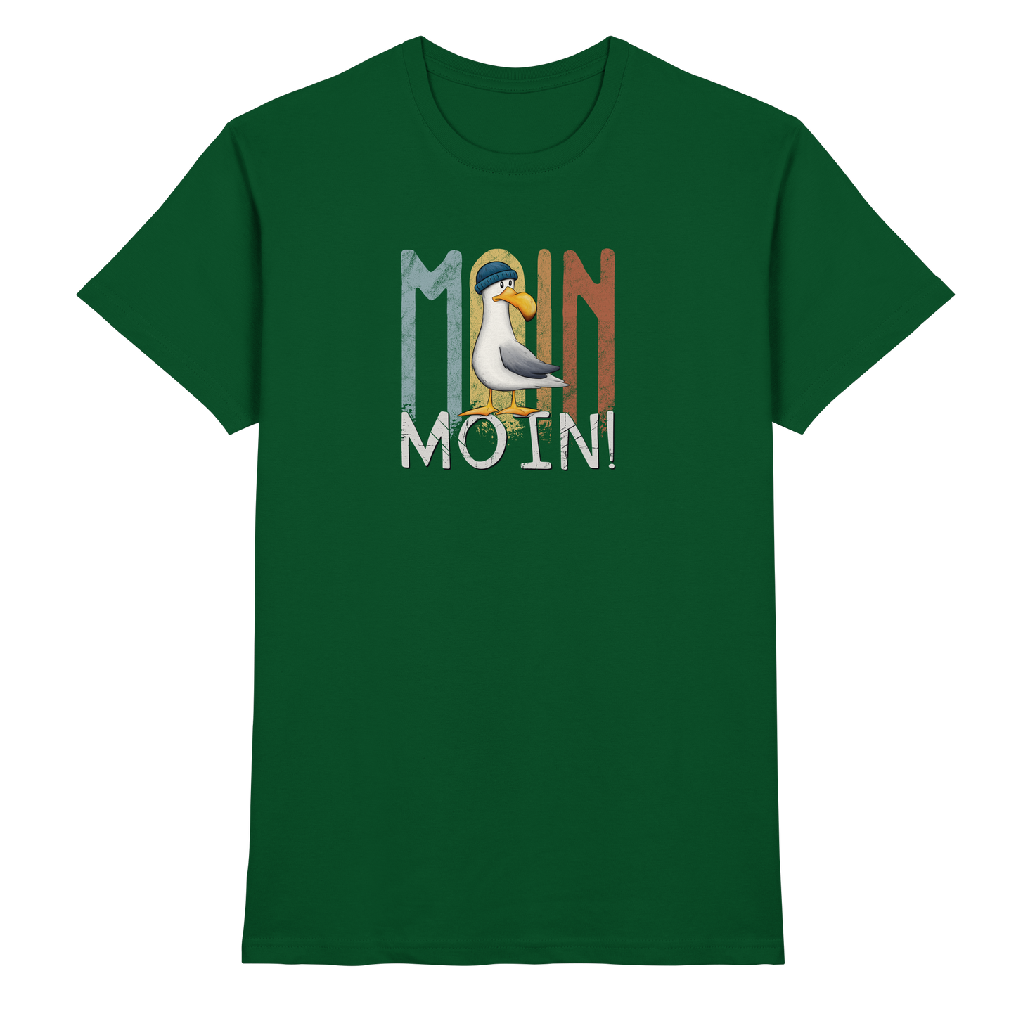 Moin Moin norddeutsche Möwe - Premium Shirt
