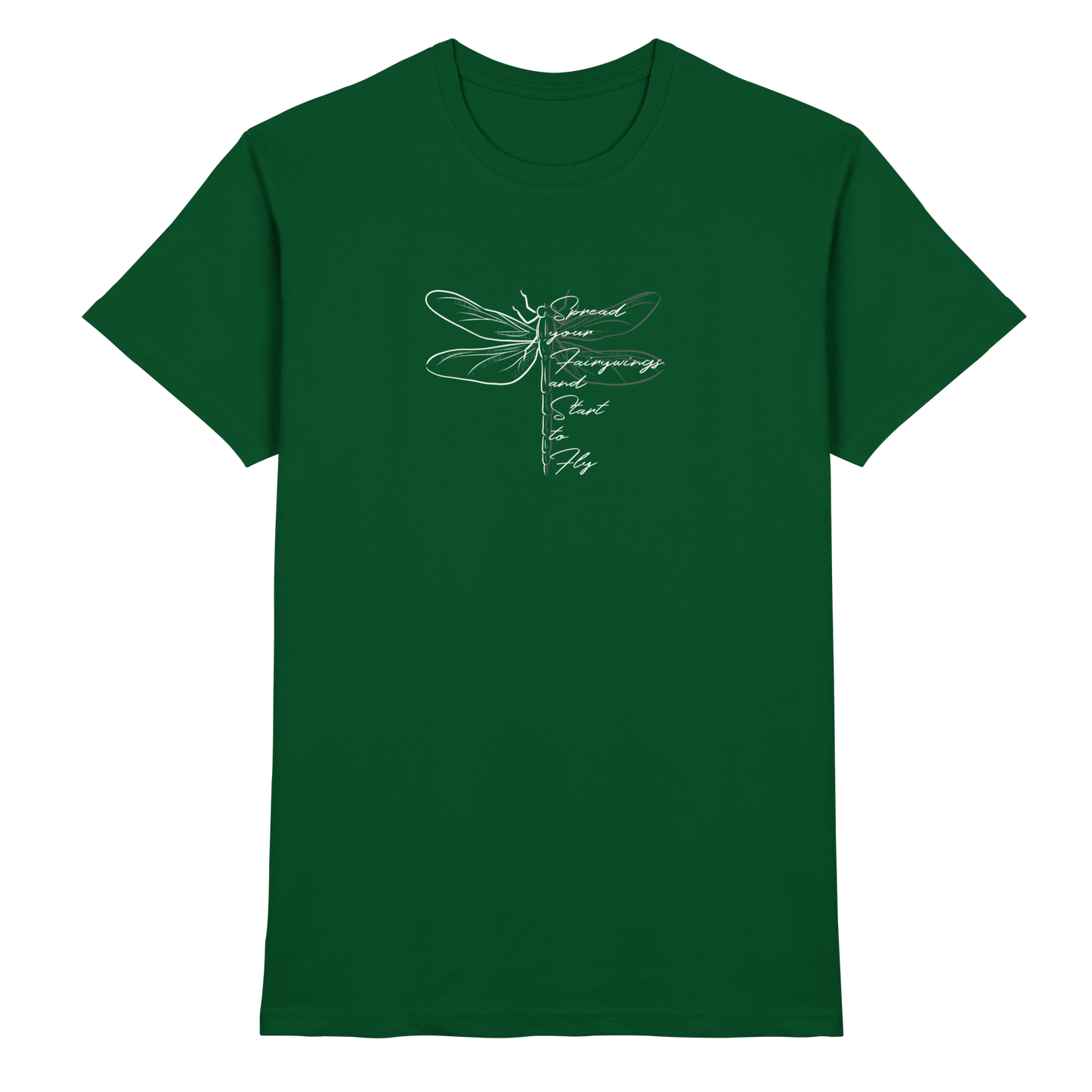 Breite die Flügel aus und flieg los | Libelle - Premium Shirt