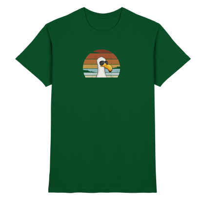 Cool lässige Retro Möwe - Premium Shirt