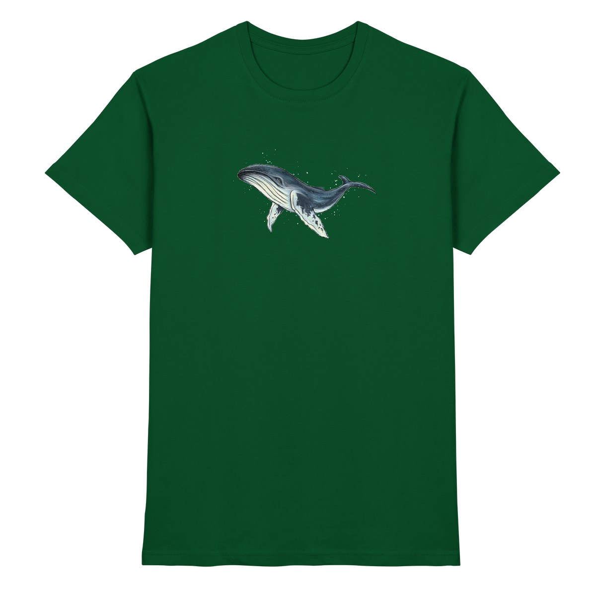 Tiefsee Ozean-Riese Buckelwal - Premium Shirt