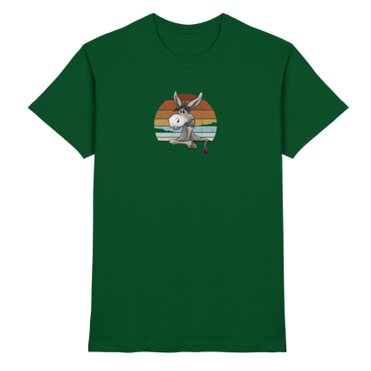 Lässiges Maultier Retro Esel - Premium Shirt