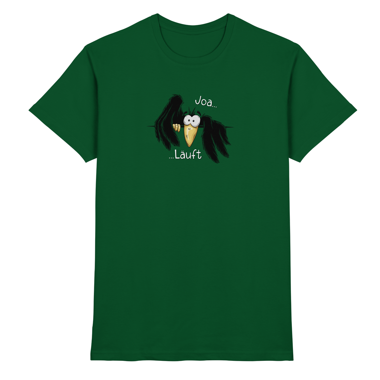 Joa Läuft Krähe gechillter Rabe - Premium Shirt