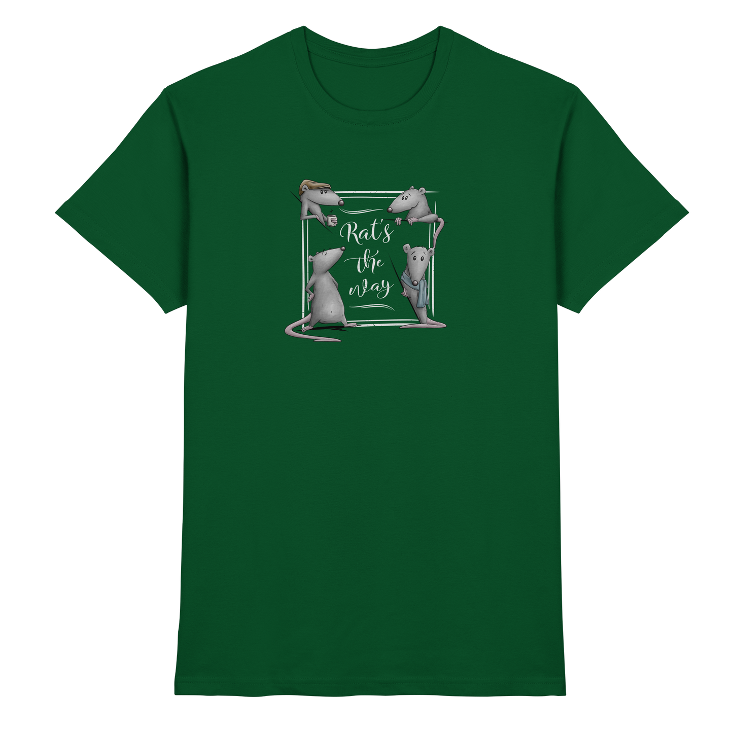 Rat’s The Way Kaffeehaus Ratten - Premium Shirt
