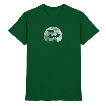 Fledermaus Silhouetten bei Vollmond - Premium Shirt