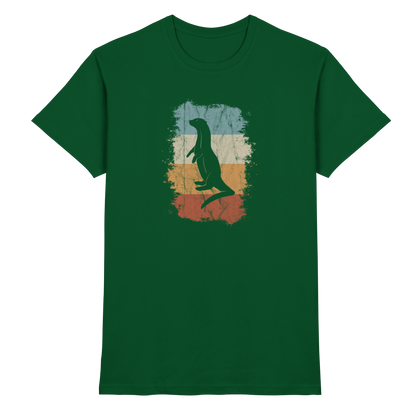 Retro Otter Fischotter Silhouette - Premium Shirt