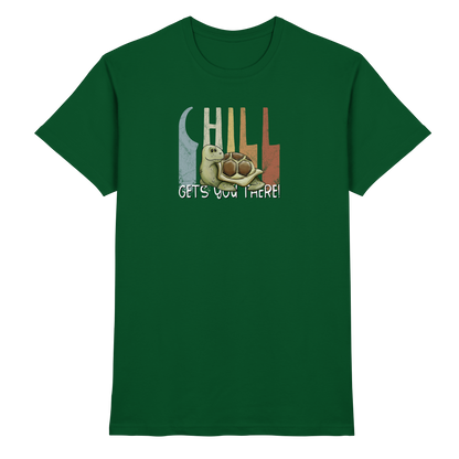 Gechillt gemütliche Schildkröte - Premium Shirt