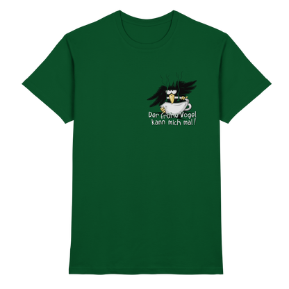 Der frühe Vogel kann mich mal | Kaffee Rabe - Premium Shirt