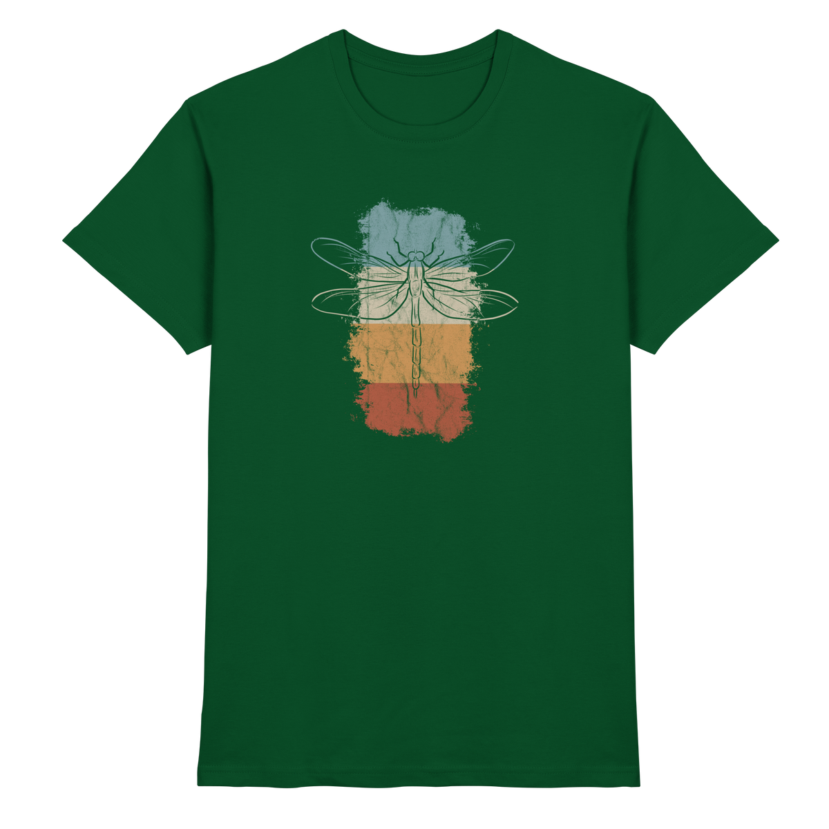 Retro Kunst Libelle | Vintage Dragonfly - Premium Shirt