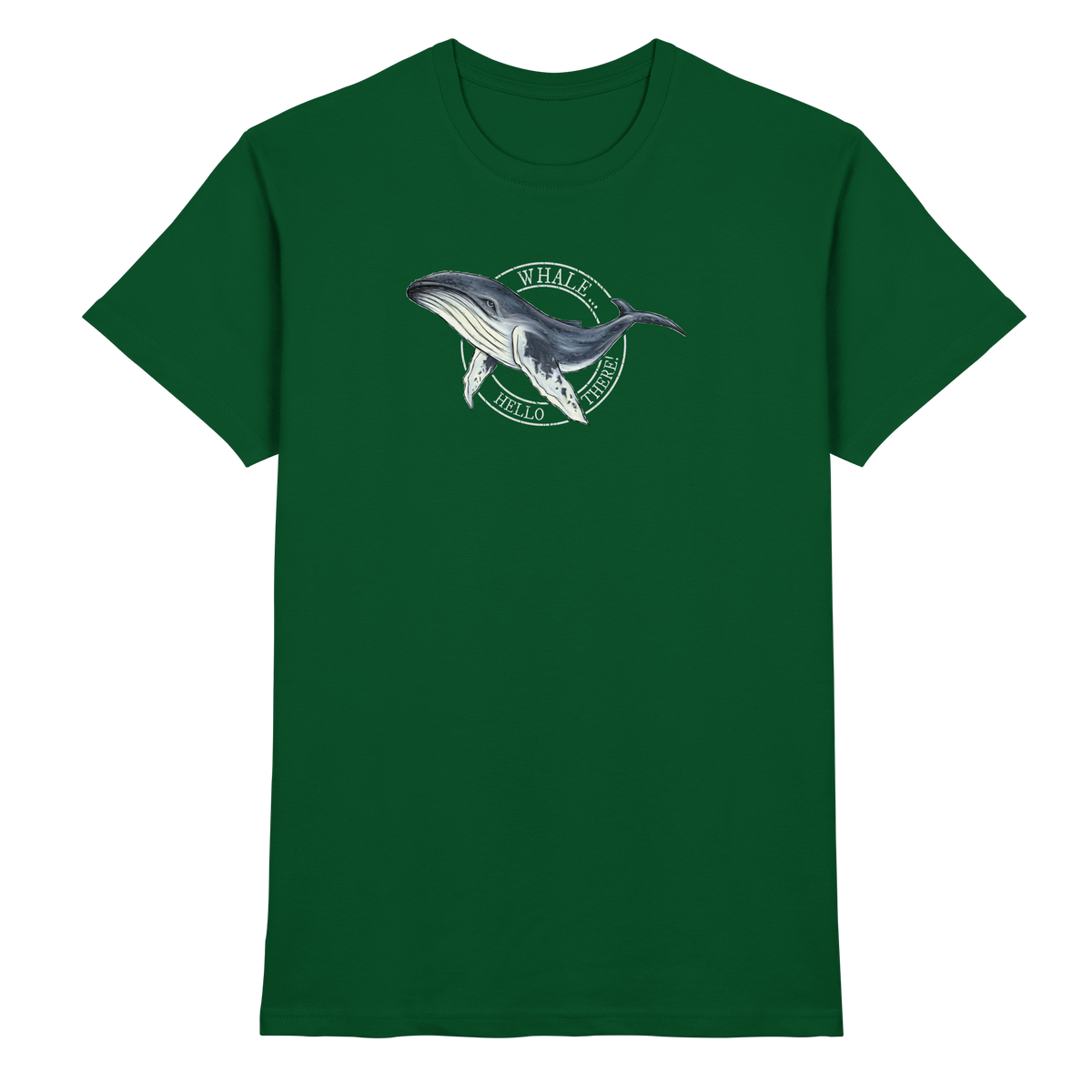 Whale, Hello There | Buckelwal - Premium Shirt