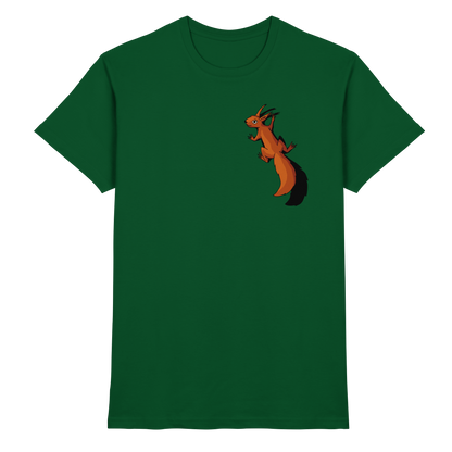 Süßes Eichhörnchen klettert - Premium Shirt