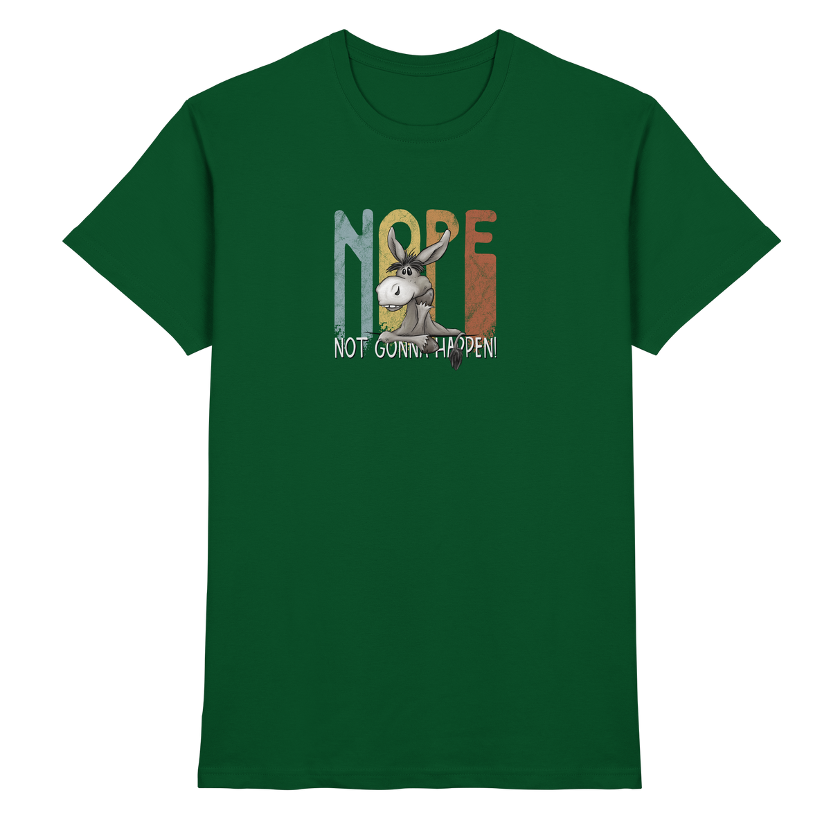Nope | bockiger Esel - Premium Shirt