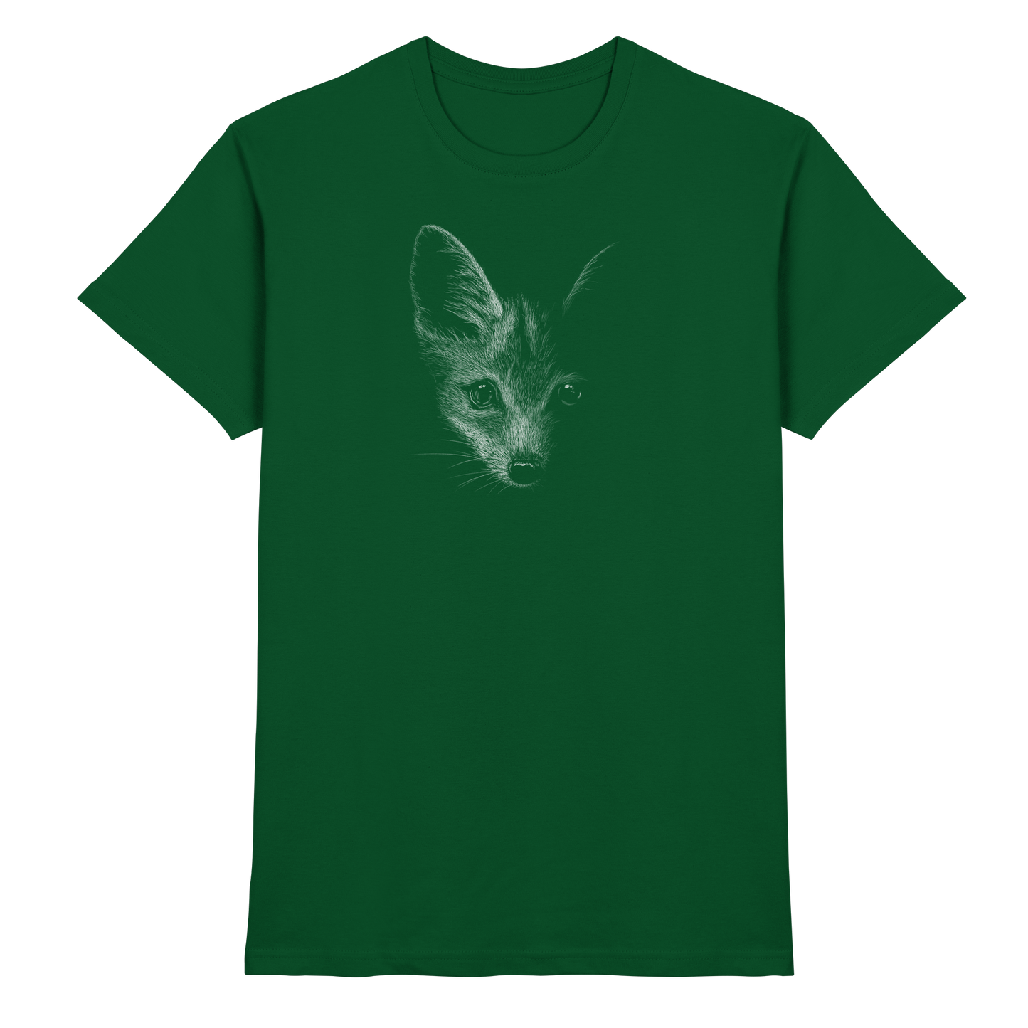 Fuchs Kritzelkunst Illustration - Premium Shirt