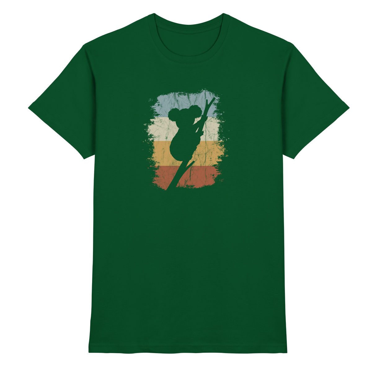 Retro kletternder Koala-Bär - Premium Shirt