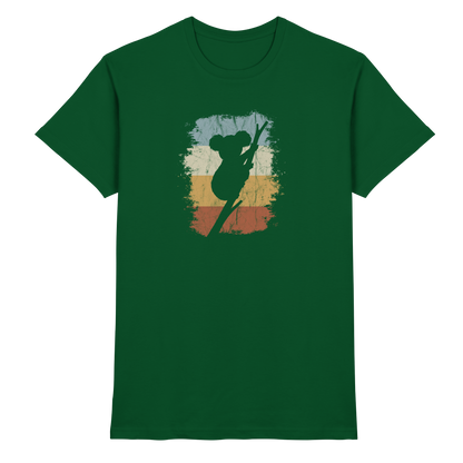 Retro kletternder Koala-Bär - Premium Shirt