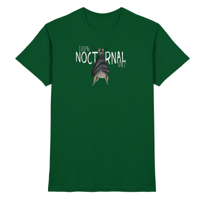 100% nachtaktive Fledermaus - Premium Shirt