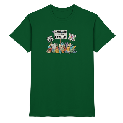 Demo-Katzen gegen Faschismus und für Vielfalt - Premium Shirt