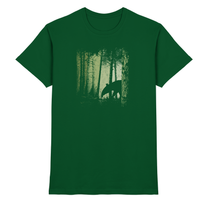Lässiger Tapir im Zwielicht Wald - Premium Shirt
