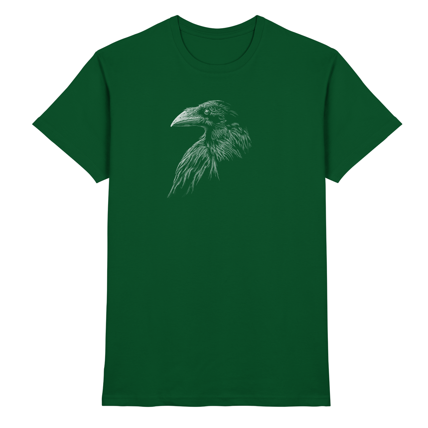 Kritzelkunst Rabe Krähe - Premium Shirt