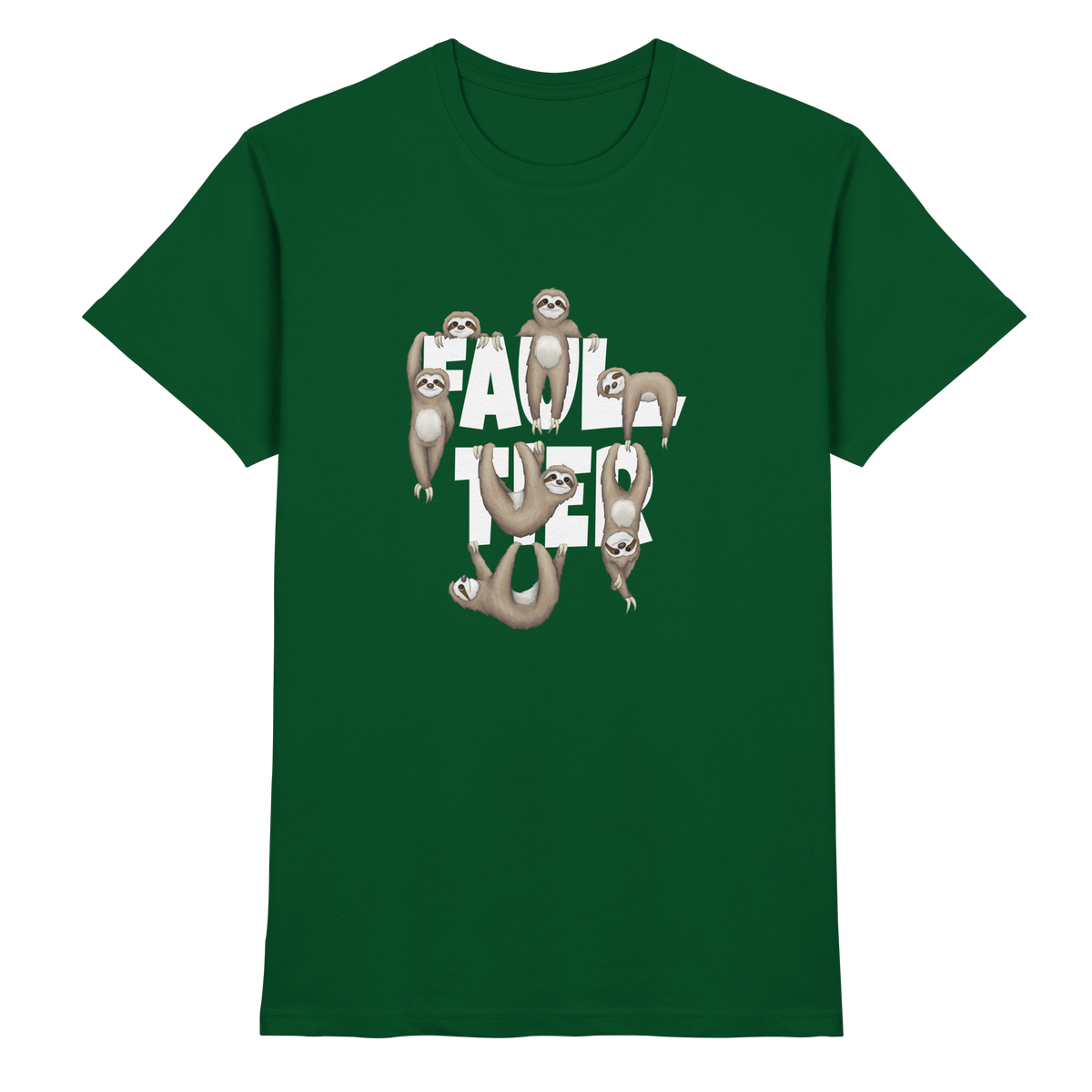 Viele gechillte Faultiere - Premium Shirt