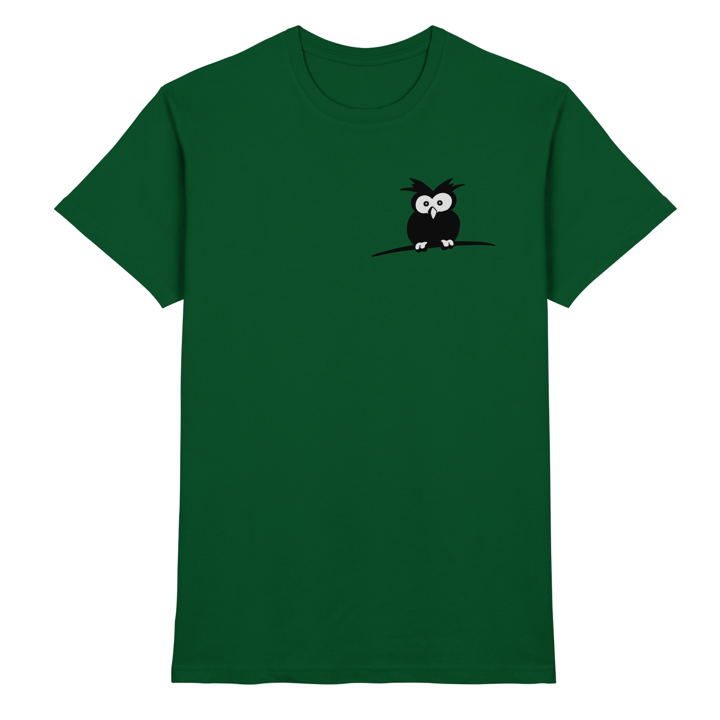 Kleine struppige Eule - Premium Shirt