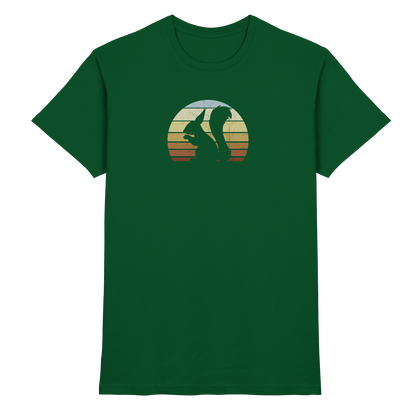 Retro Eichhörnchen Silhouette - Premium Shirt