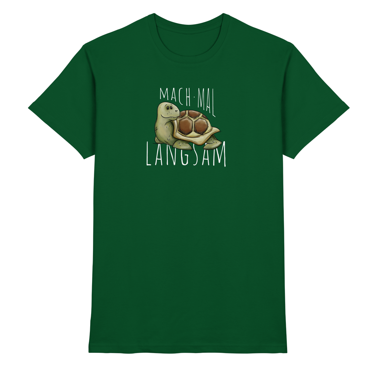 Mach mal langsam Schildkröte - Premium Shirt